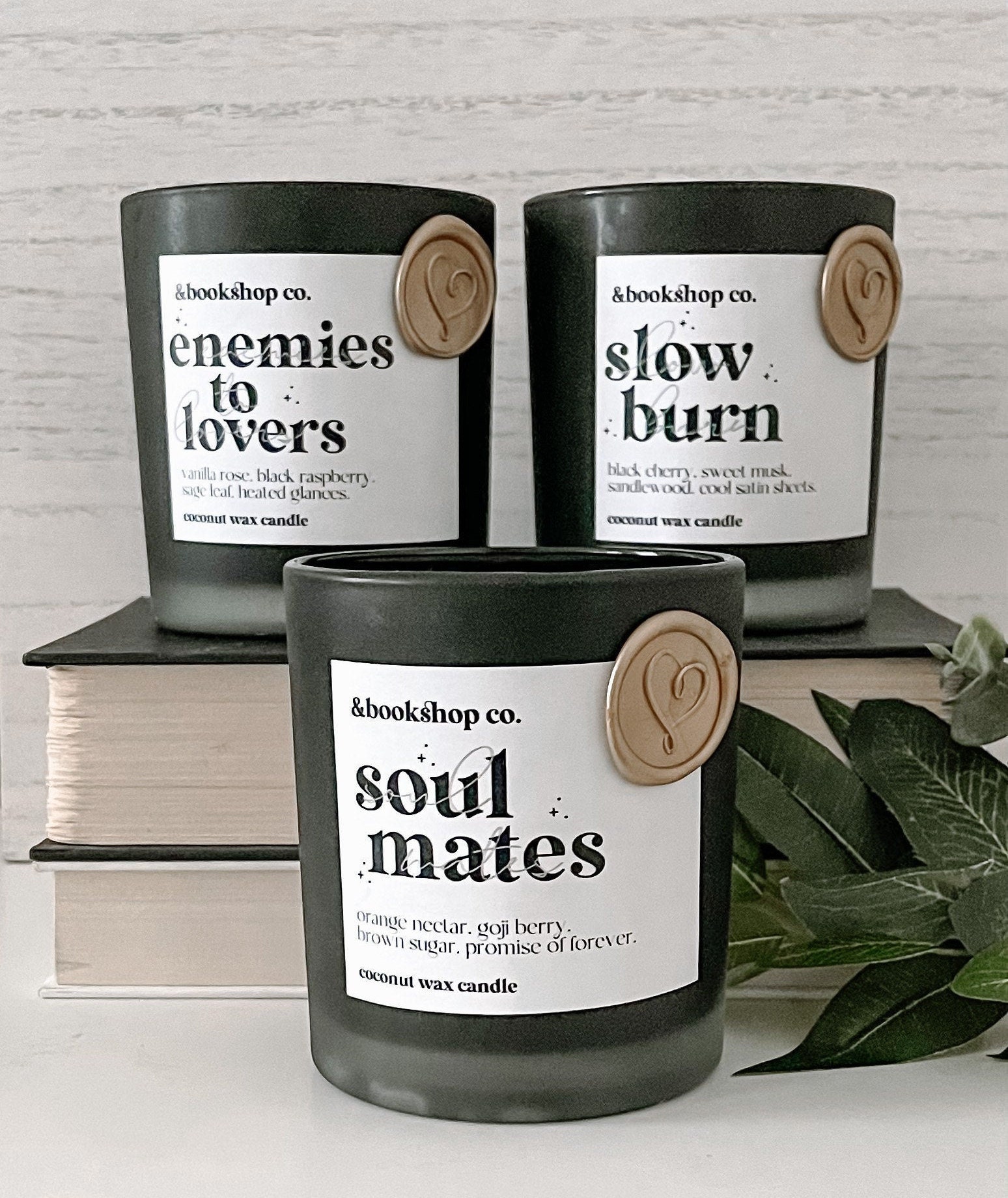 Slow Burn Candle / Book Troupe / Bookish Candle / Bookish Etsy