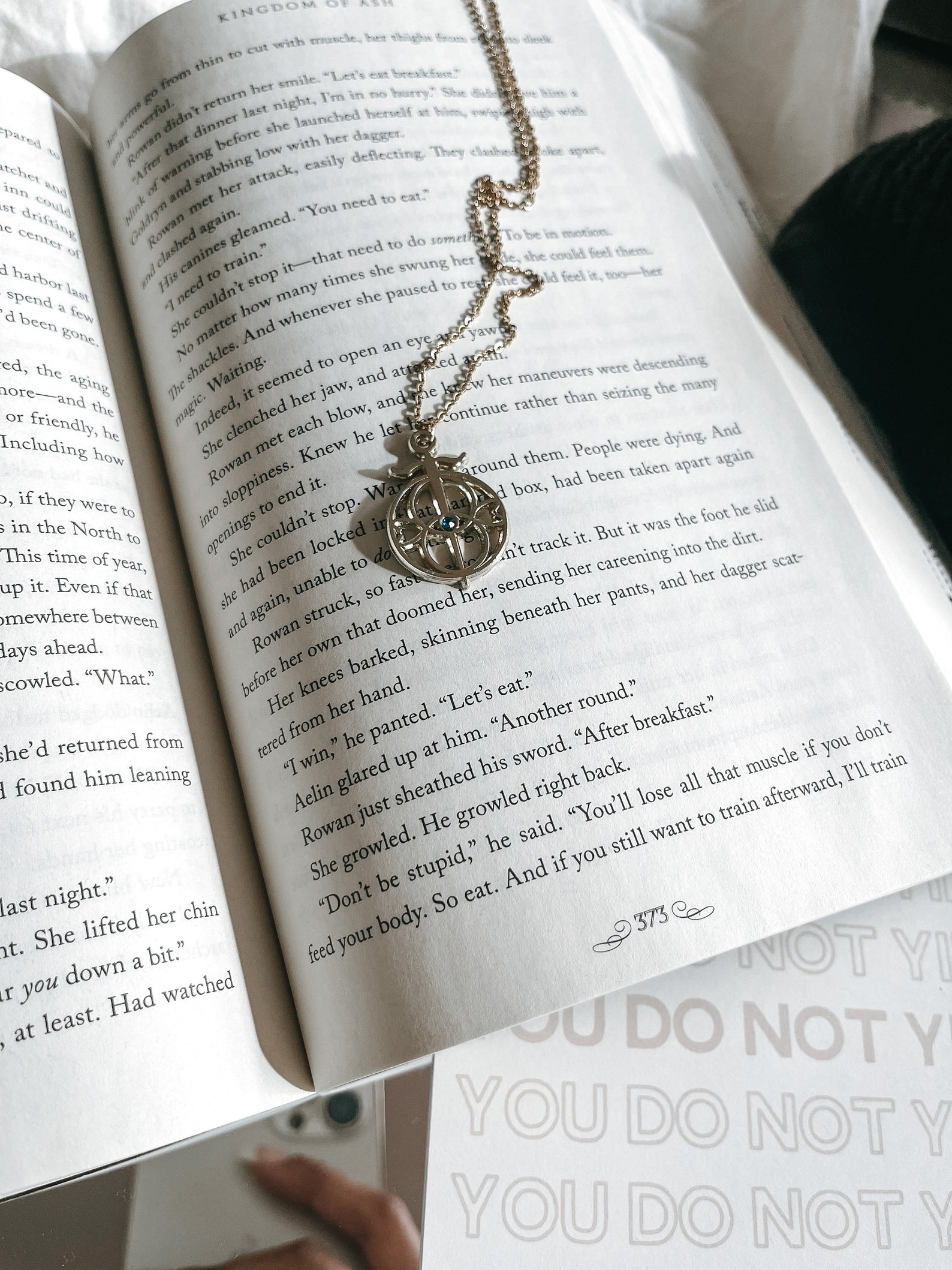 Eye of Elena Inspired Necklace Throne of Glass Bookish | Etsy