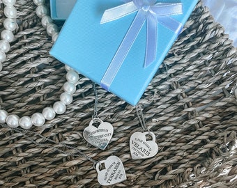 Please Return Bookish Heart Charm | Bookish Jewelry | Bookish Necklace | Bookish Gifts