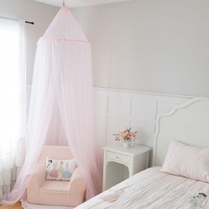 Pink Bed canopy for girl, canopy for girls bed, princess bed canopy for girls, girls princess / bed canopy, pink canopy for girls bed