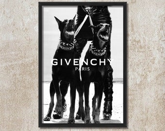 Doberman Wall Art Etsy