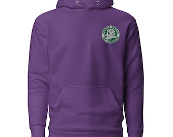 Embroidered Mighty Ducks Hoodie, Retro Anaheim Hockey Fan Gift