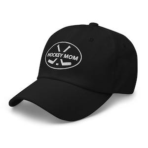 Hockey Mom bestickte Baseballmütze versandkostenfrei