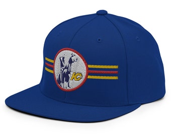 Gorra snapback bordada vintage de los Kansas City Scouts