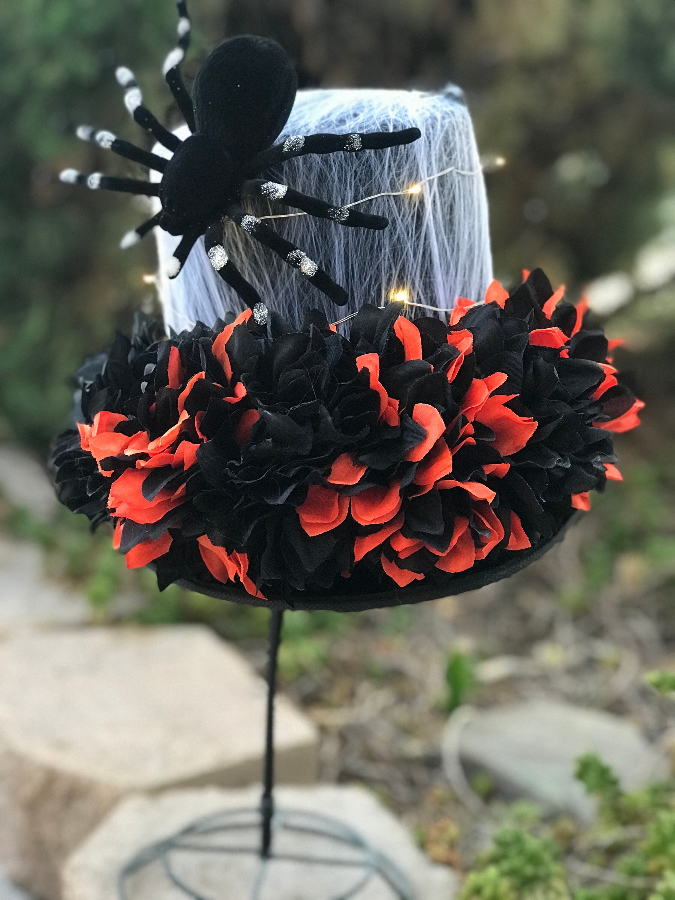 New Wide bring spiderweb Halloween spooky hat What could be spookier than a Halloween pattern release…13  main image 4