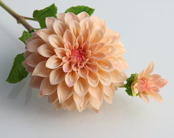 Dahlia, Cold Porcelain flowers for interior, Real touch flowers, artificial dahlia