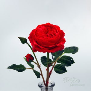 Cold porcelain rose, Real touch flowers, artificial rose, rose for Gift or home decor, Polymer clay roses