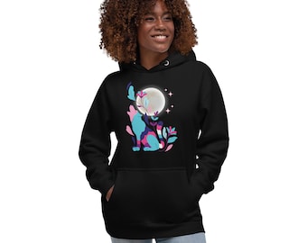 Sudadera con capucha unisex "Sudadera con capucha de lobo"