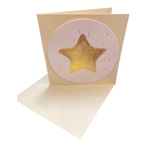 Carte de voeux vierge aquarelle originale Star peinte à la main (pas une impression) Peut être encadrée et accrochée au mur. Donnez une étoile à votre étoile !!