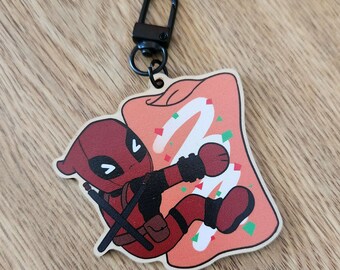 Deadpool Chimichanga wood charm