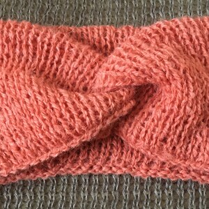 Knitted Headband READY TO SHIP Fall knit headband / winter knit headband / twist headband / cross knit headband / ear warmer /