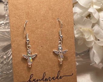 pendientes de ángel delicado