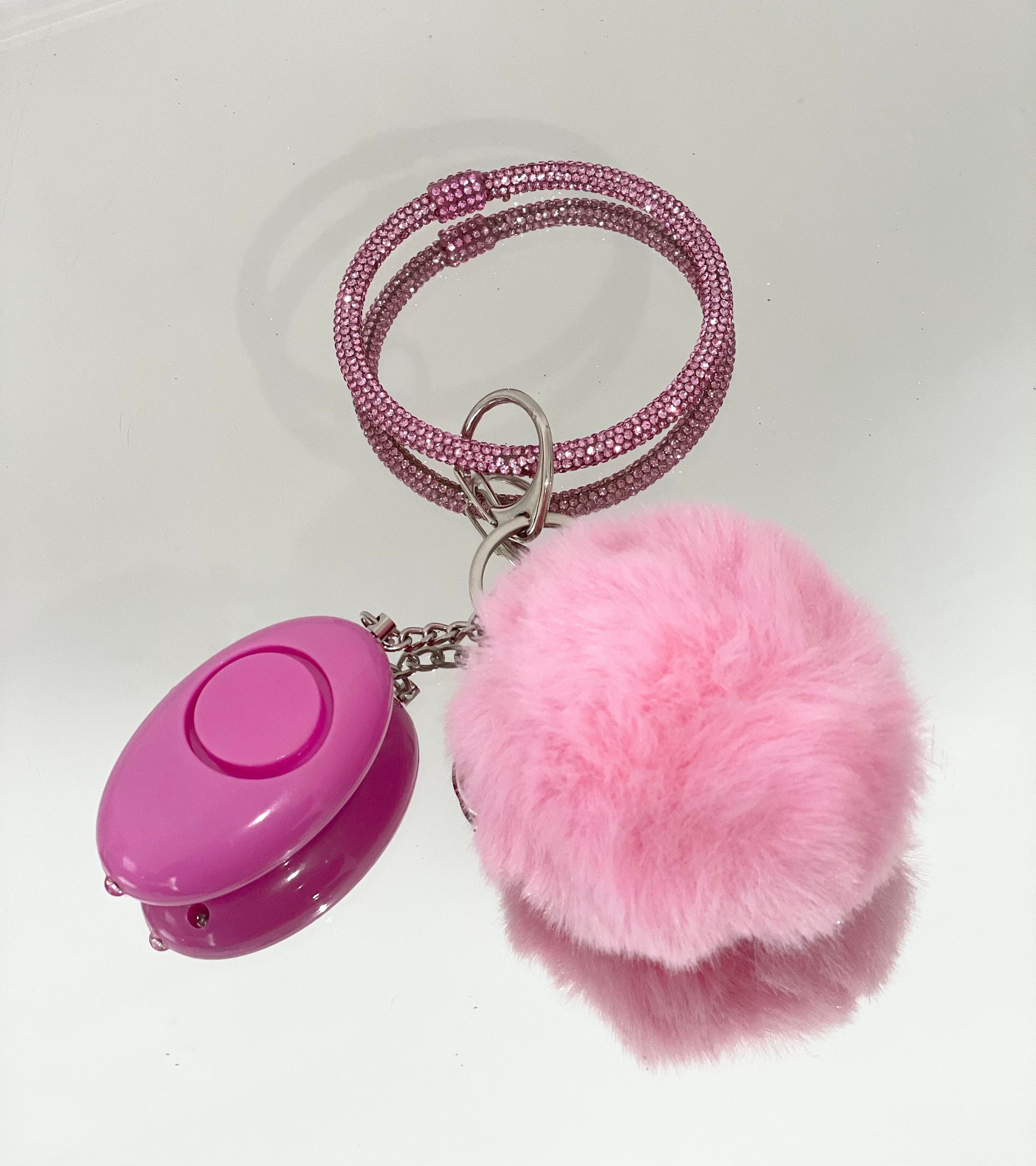 Pink Alarm Keychain Etsy