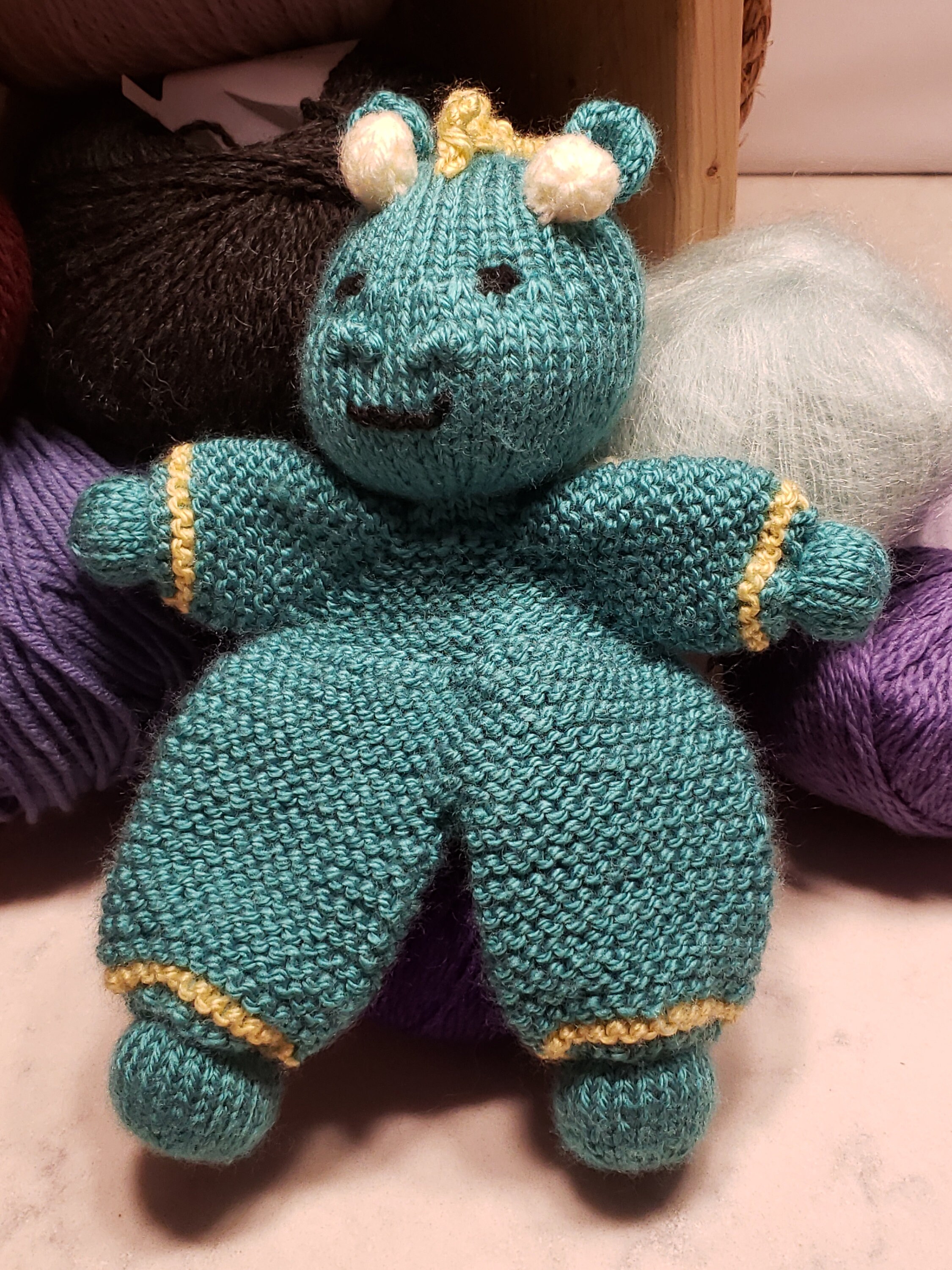 Dimitri Le Bebe Dragon Amigurumi Knitted Toy Handmade Soft Etsy
