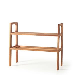 Compact Scandinavian Narrow Bench for Chic Shoe Storage