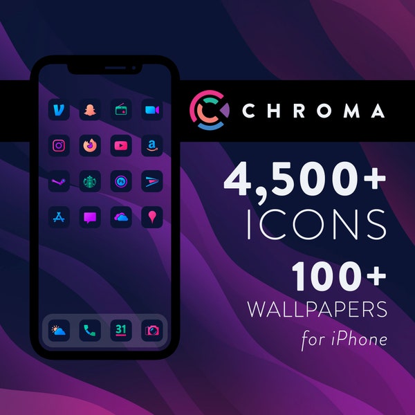 Chroma - iOS 17 Icon Pack for iPhone & iPad