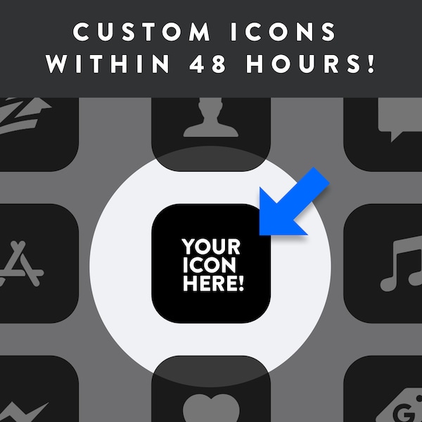 Expedited Custom Icon Design - 10 Icons