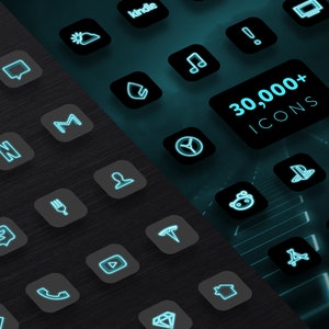 The Grid – 3D Blue iOS Icons for iPhone & iPad