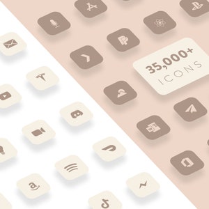 Glam - Neutral Matte iOS Icons for iPhone and iPad