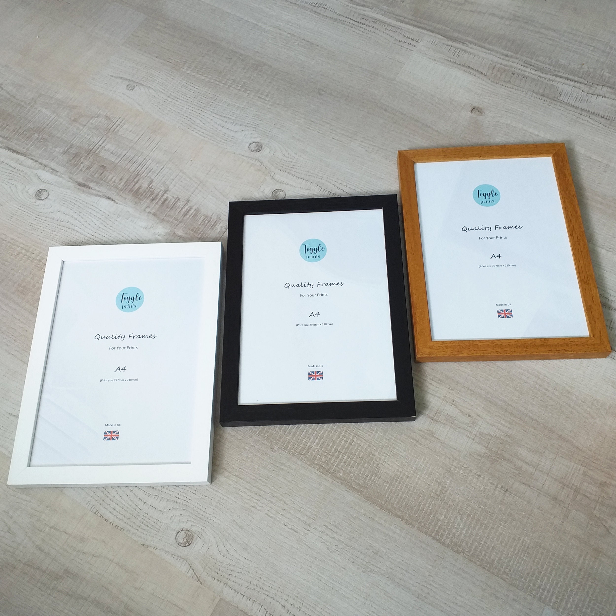 A4 Wooden Frames Perspex Fronts Quality Frames for Prints Etsy