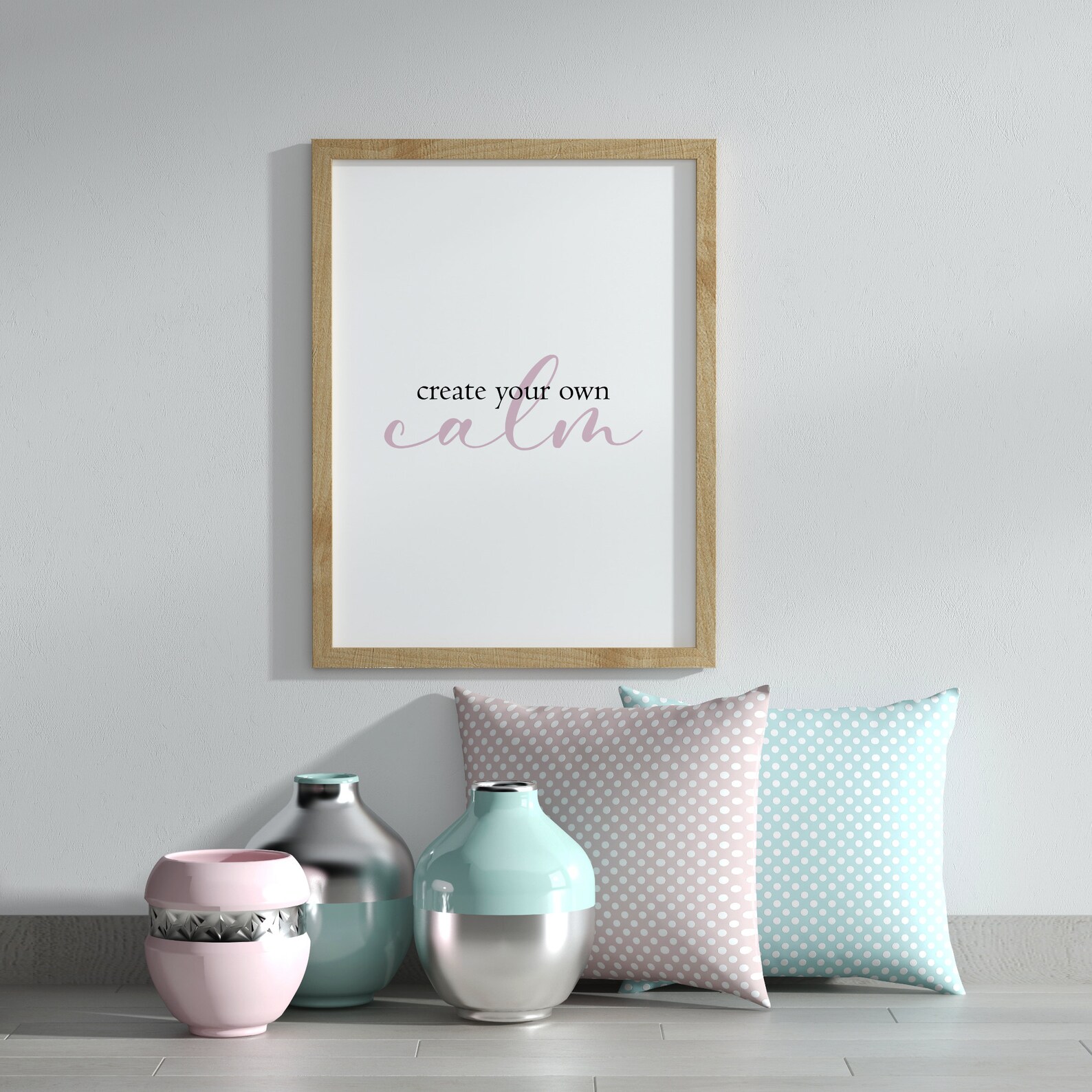 Calm Bedroom Print Wall Art UK Create Your Own Calm Etsy