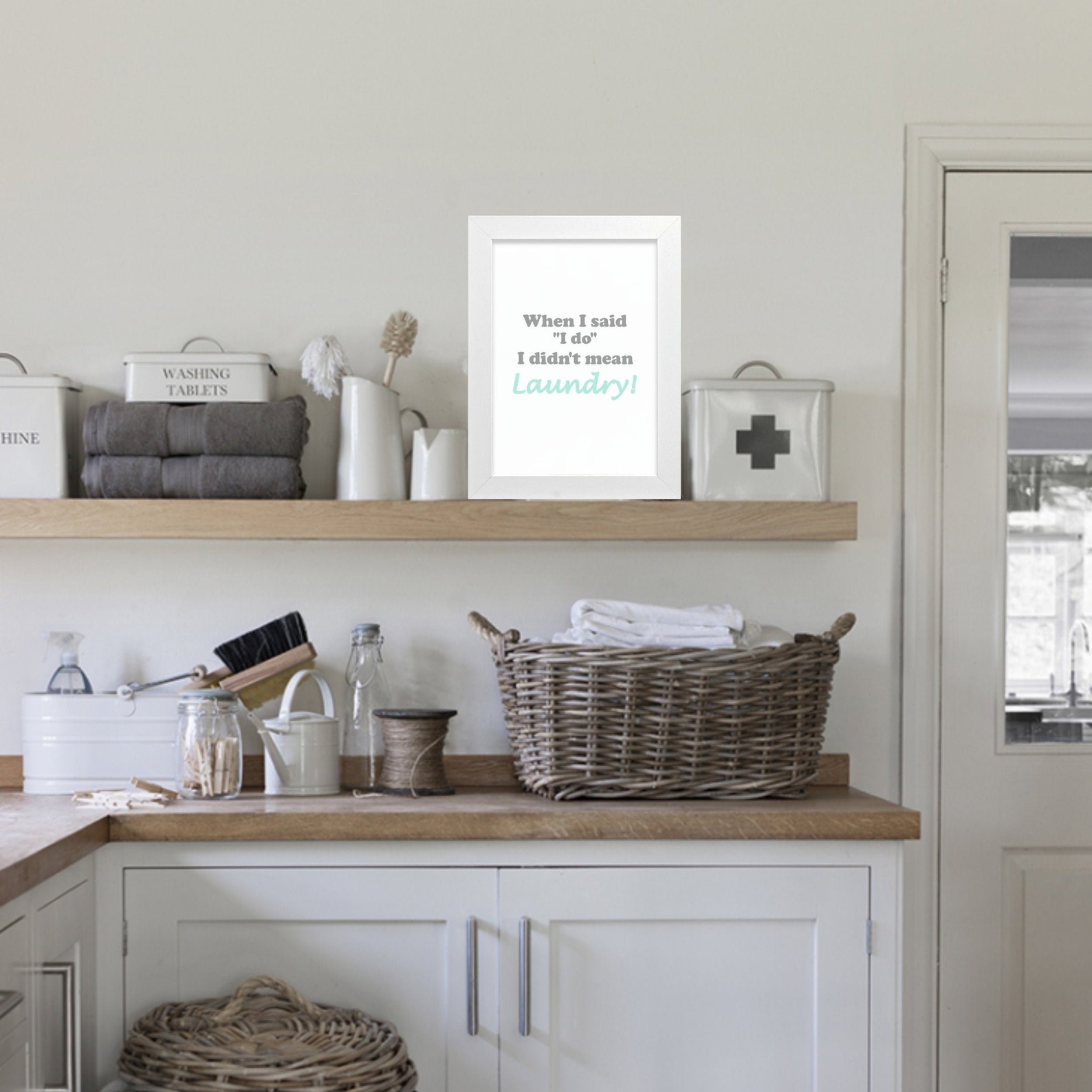 Laundry Print Utility Room Wall Art for the Laundry Room | Etsy