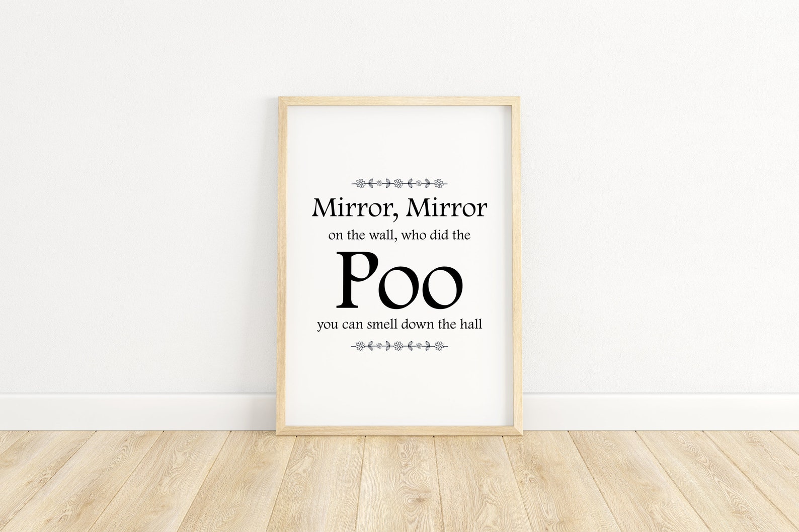 Funny WC Toilet Print Bathroom Wall Art Toilet Humour Quote Etsy