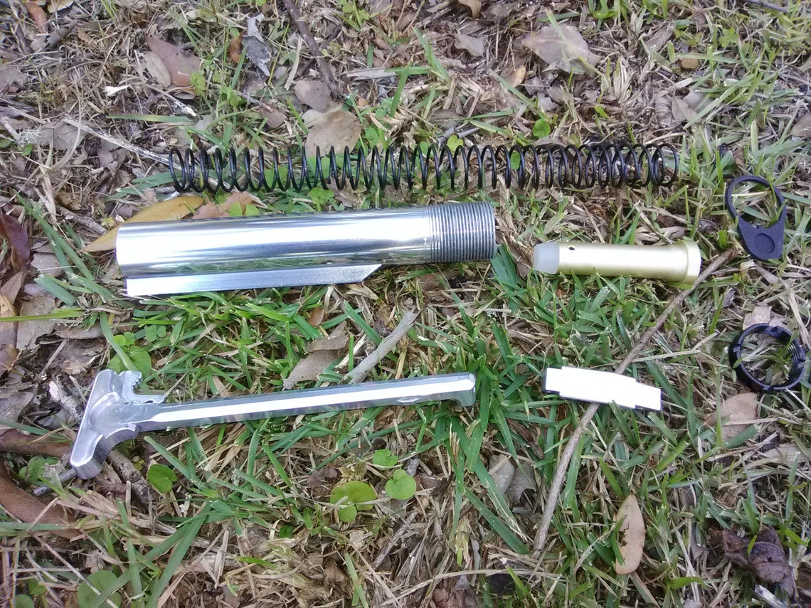 Hand Polished Mil Spec Full Buffer Tube Kit 2.0 Etsy