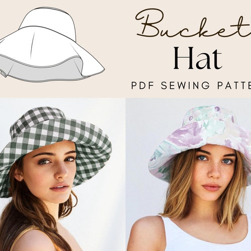 PDF Floppy Bucket Hat Pattern Instant Download A4 Print at - Etsy