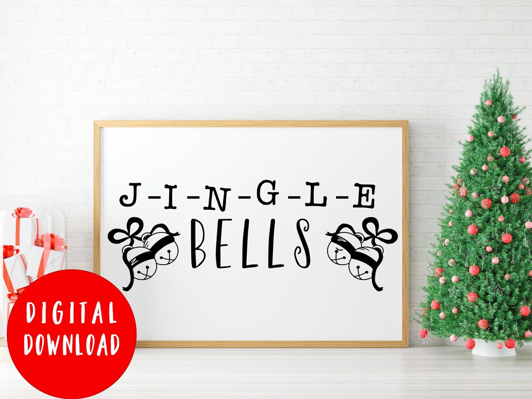 Jingle Bells Digital Downloads PNG and JEPG Etsy