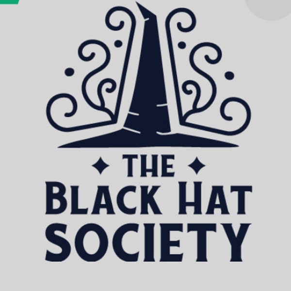 The Black Hat Society Vinyl Decal