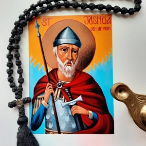Saint Joshua Son of Nun Icon Print
