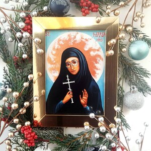 Saint Maria Skobtsova of Paris Icon Print Orthodox Christian Icons Etsy