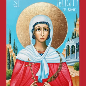 Iconenafdruk heilige Felicitas van Rome - Iconenafdruk heilige Felicitas van Rome