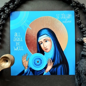 Saint Julian of Norwich Icon Print