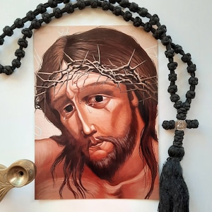 Kreuzigung Christi Ikonendruck - Christus mit der Dornenkrone - Christliche Ikonen