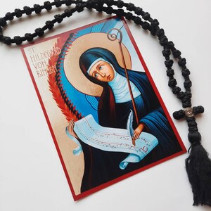 Saint Hildegard of Bingen Icon Print - Byzantine Catholic Icons - Etsy