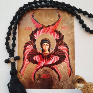 Seraph Angel Icon Print - Seraphim Angel Icon Print - Traditional Orthodox Christian Icons