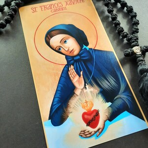 Mother Cabrini Icon Print - Saint Frances Xavier Cabrini Holding the ...