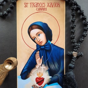 Mother Cabrini Icon Print - Saint Frances Xavier Cabrini Holding the ...