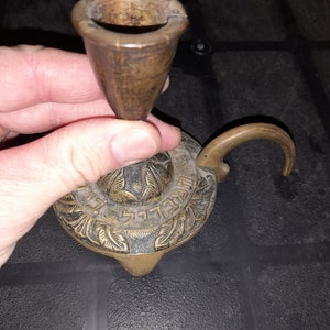 Candle holder from Jerusalem, Holy Land