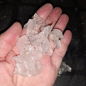 100% Pure Organic Dead Sea Spa-Bath Salts/Natural Minerals/Extra Magnesium, Small Clear Rocks, Collectable Rocks, Raw Crystals