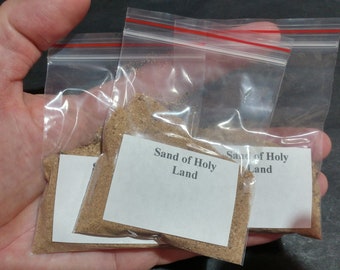 Sand of Jerusalem, Holy Land Sand, Jerusalem Gifts, Holy Land Gifts, Sand, Sand Ceremony Sand, Christmas Gift, Wedding Party Gift