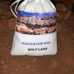 Jerusalem Soil, Holy Land Earth, Jerusalem Gifts, Holy Land Gifts, Soil, Ceremony Earth Gift