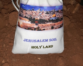 Bodem van Jeruzalem, Heilige Land Aarde, Cadeaus Jeruzalem, Cadeaus Heilige Land, Bodem, Ceremonie Aarde Cadeau