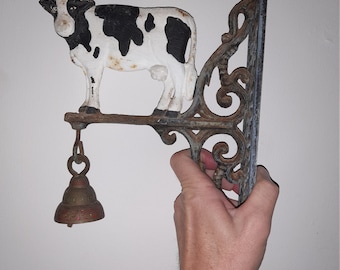 Door bell, cow door bell antique, porch décor
