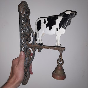 Door bell, cow door bell antique, porch décor