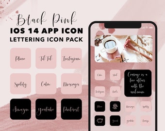 Featured image of post Black And Pink Icons Aesthetic Download 1251 free aesthetic icons in ios windows material and other design styles