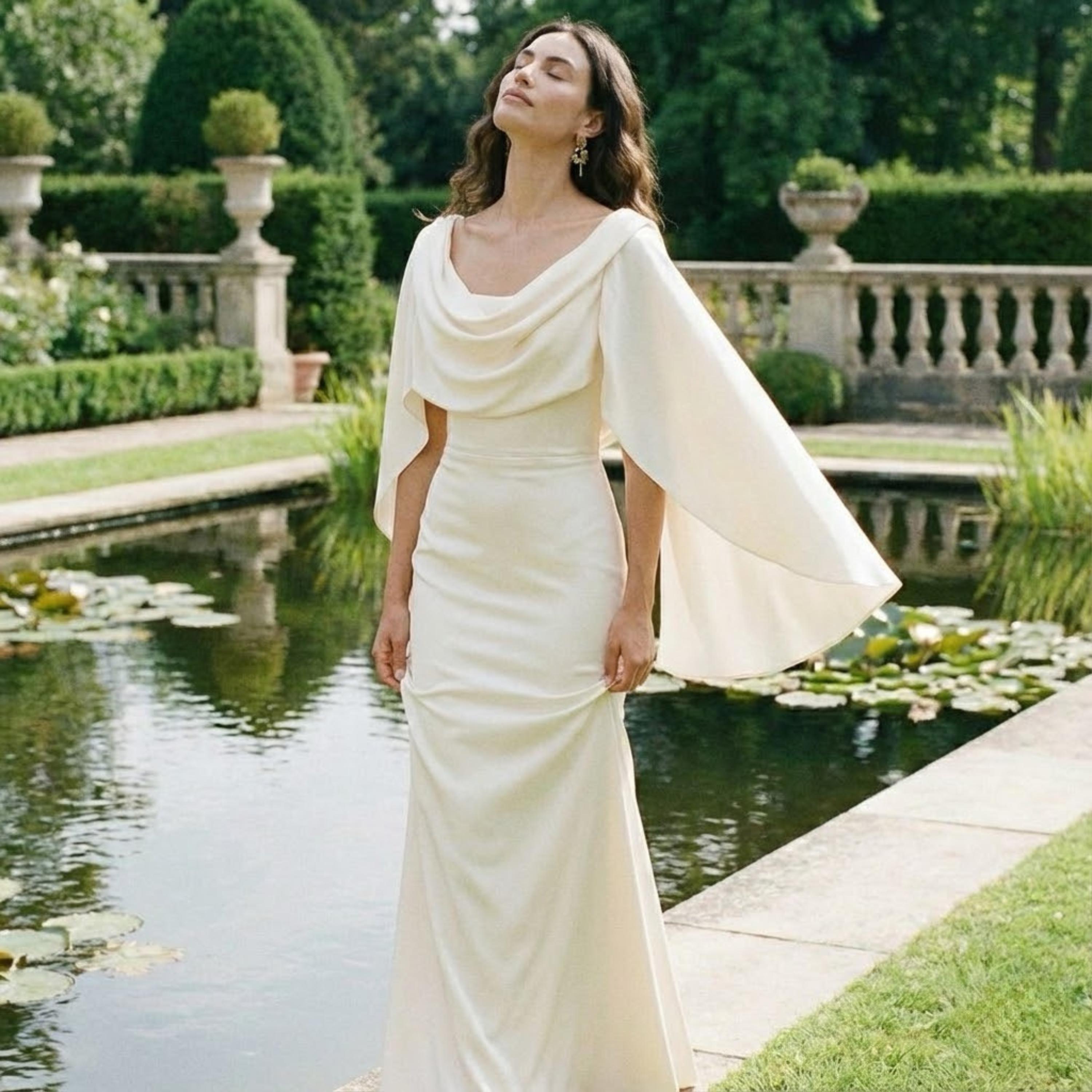 Ivory Column Dress - Etsy