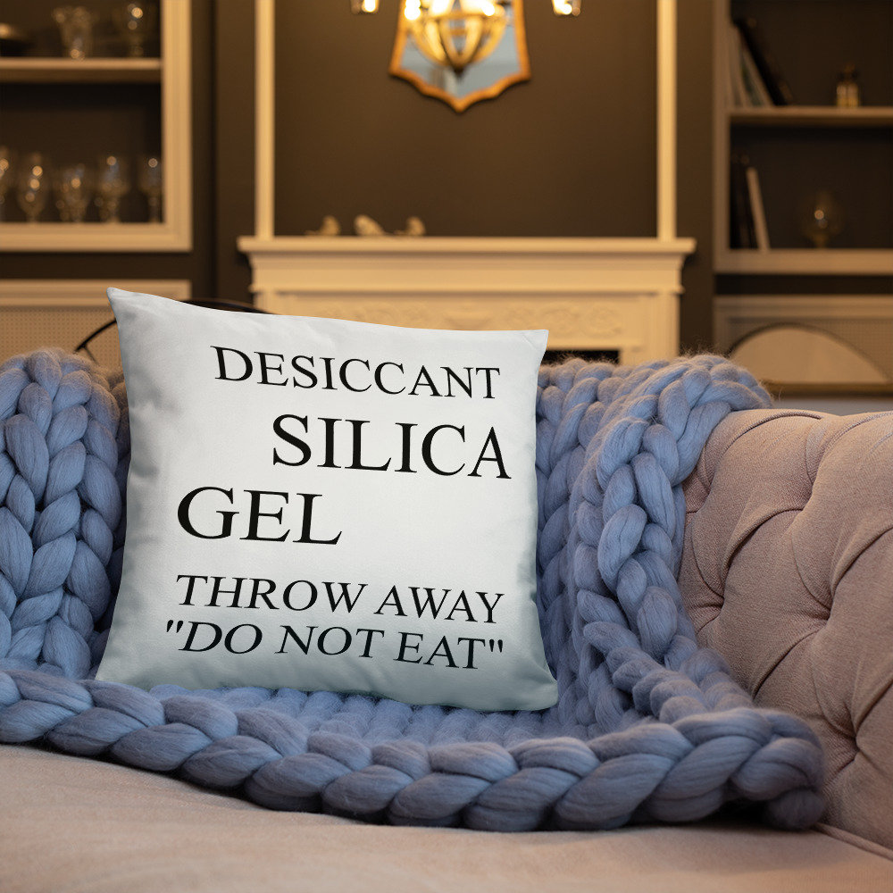 Silica Gel Packet Accent Pillow Etsy